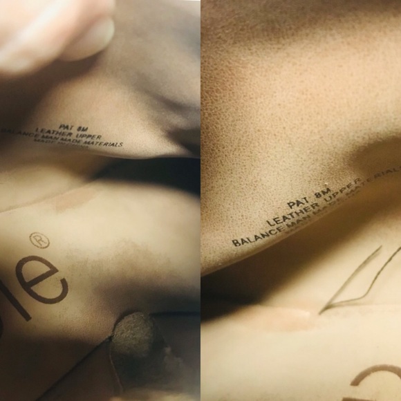 Nicole Camel Brown Pat Wedge Bootie size 8 - Picture 15 of 16